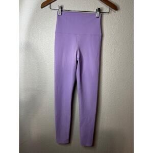 BEACH RIOT SPORT Ayla Ribbed High Waist Leggings Lavender Lilac Activewear XS